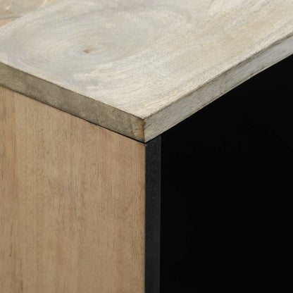 vidaXL Buffet blanc 80 x 33 x 75 cm en bois de manguier massif
