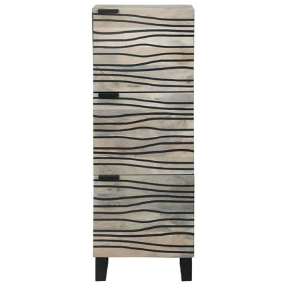 vidaXL Armoires et étagères de rangement média Blanc 40 x 33 x 110 cm