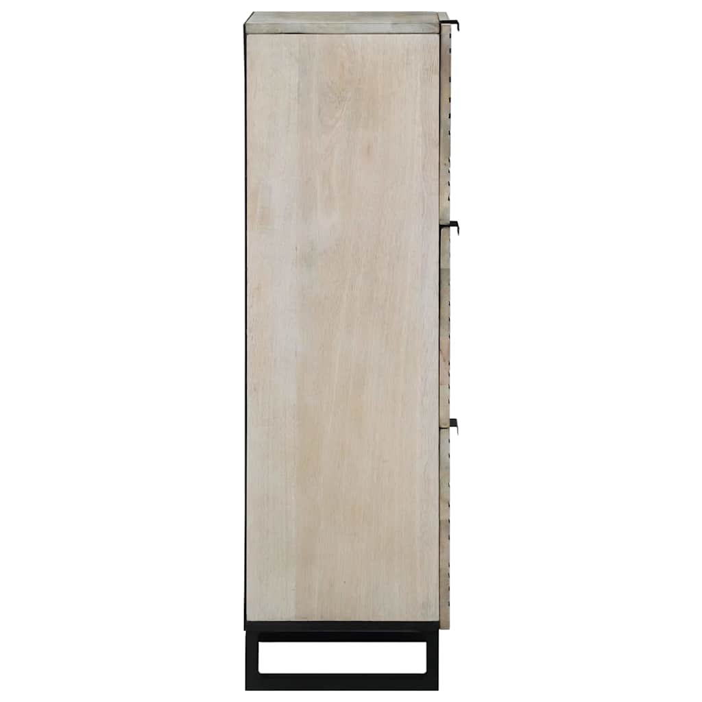 vidaXL Armoires et étagères de rangement média Blanc 40 x 33 x 110 cm