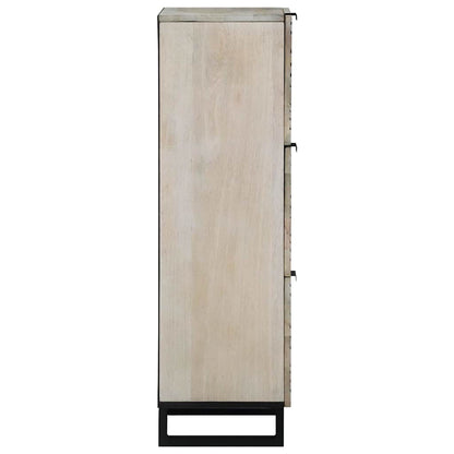 vidaXL Armoires et étagères de rangement média Blanc 40 x 33 x 110 cm