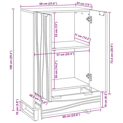 Medienlagerungsschränke & Regale Weiß 60 x 33 x 100 cm