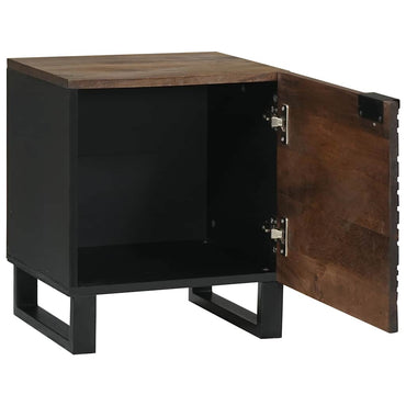 vidaXL Nachttisch Walnuss 40 x 33 x 46 cm Massivholz Akazie