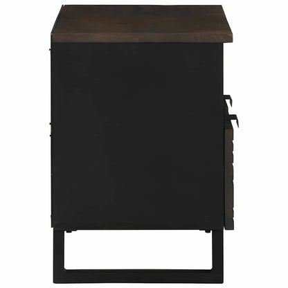 vidaXL Meubles TV Noyer 70 x 33 x 46 cm Bois d'ingénierie