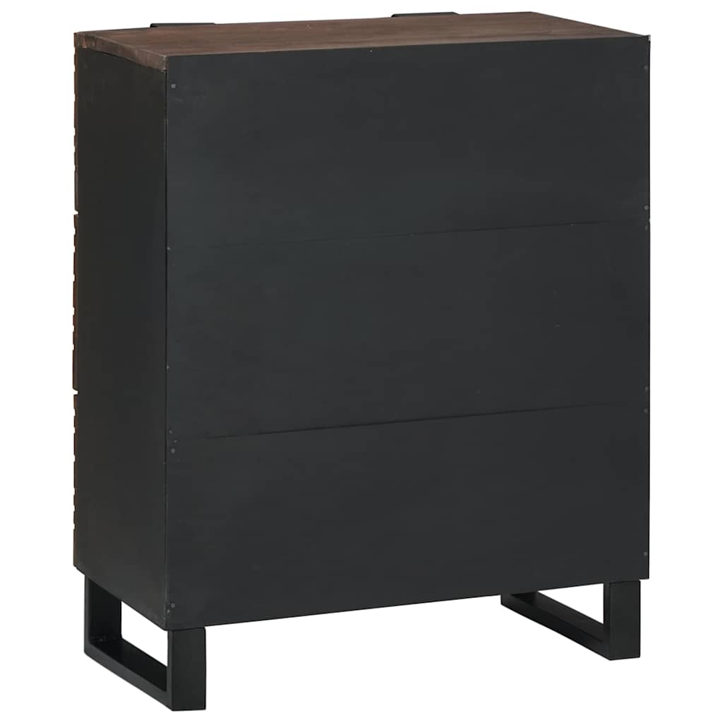 vidaXL Sideboard Braun 60 x 33.5 x 75 cm Massivholz Mango
