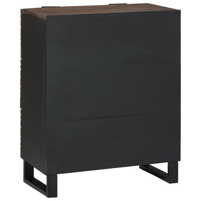 vidaXL Sideboard Braun 60 x 33.5 x 75 cm Massivholz Mango