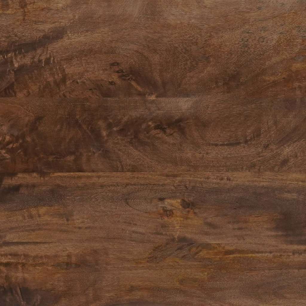 vidaXL Couchtisch Braun und Schwarz 80 x 50 x 40 cm Massivholz Akazie