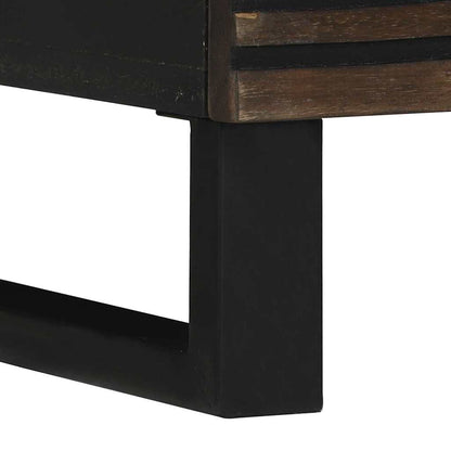 vidaXL Nachttisch Walnuss 40 x 33 x 46 cm Massivholz Akazie