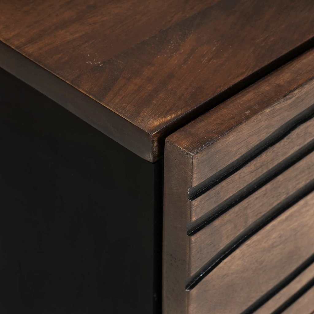 vidaXL Nachttisch Walnuss 50 x 33 x 62 cm Massivholz Akazie