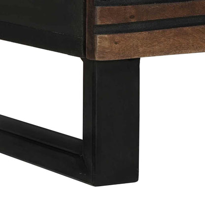 vidaXL Nachttisch Walnuss 50 x 33 x 62 cm Massivholz Akazie