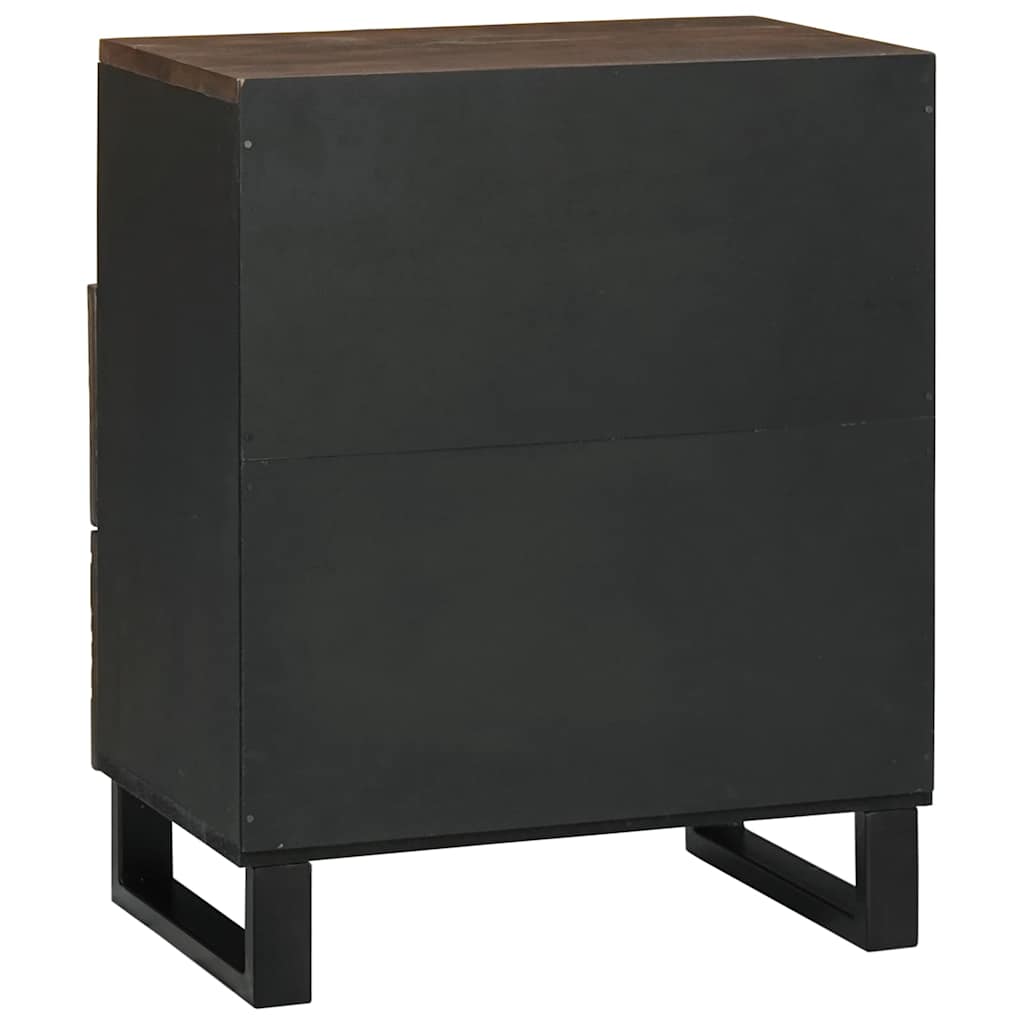 vidaXL Nachttisch Walnuss 50 x 33 x 62 cm Massivholz Akazie
