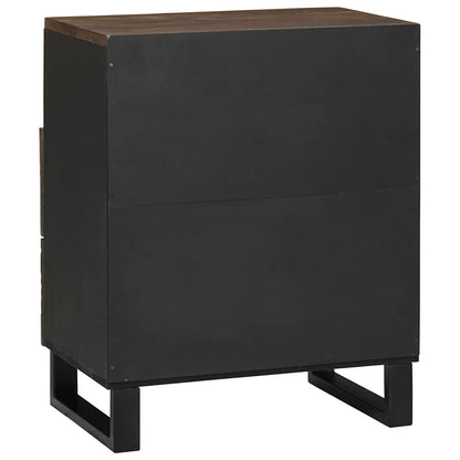 vidaXL Nachttisch Walnuss 50 x 33 x 62 cm Massivholz Akazie