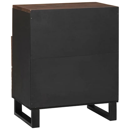 vidaXL Nachttisch Walnuss 50 x 33 x 62 cm Massivholz Akazie