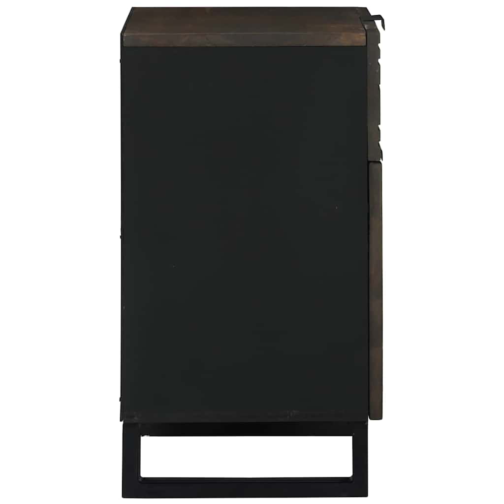 Nachttisch Walnuss 50 x 33 x 60 cm Massivholz Akazie