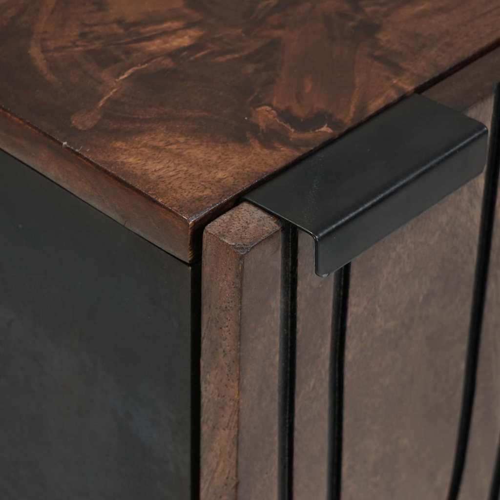 vidaXL Waschbeckenschrank Walnuss 38 x 33,5 x 48 cm Holzwerkstoff