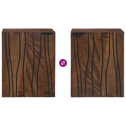 vidaXL Waschbeckenschrank Walnuss 38 x 33,5 x 48 cm Holzwerkstoff