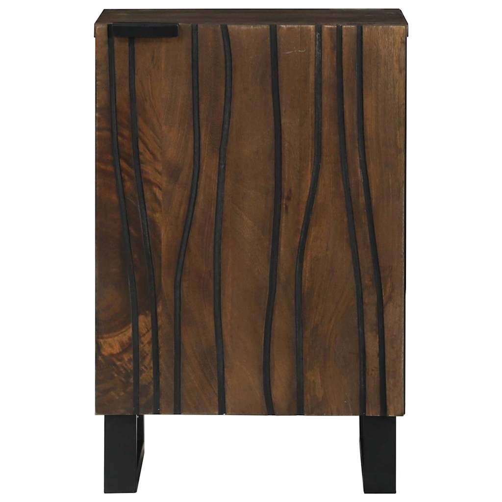 vidaXL Waschbeckenschrank Walnuss 38 x 33,5 x 58 cm Holzwerkstoff