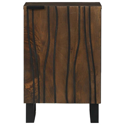vidaXL Waschbeckenschrank Walnuss 38 x 33,5 x 58 cm Holzwerkstoff