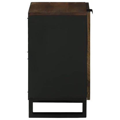 vidaXL Waschbeckenschrank Walnuss 38 x 33,5 x 58 cm Holzwerkstoff