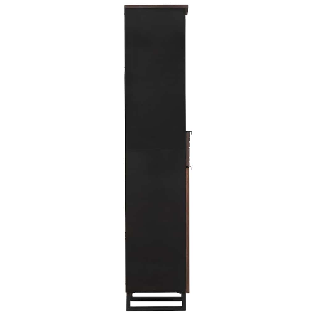 vidaXL Waschbeckenschrank Walnuss 38 x 33 x 160 cm Holzwerkstoff