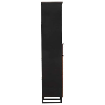 vidaXL Waschbeckenschrank Walnuss 38 x 33 x 160 cm Holzwerkstoff