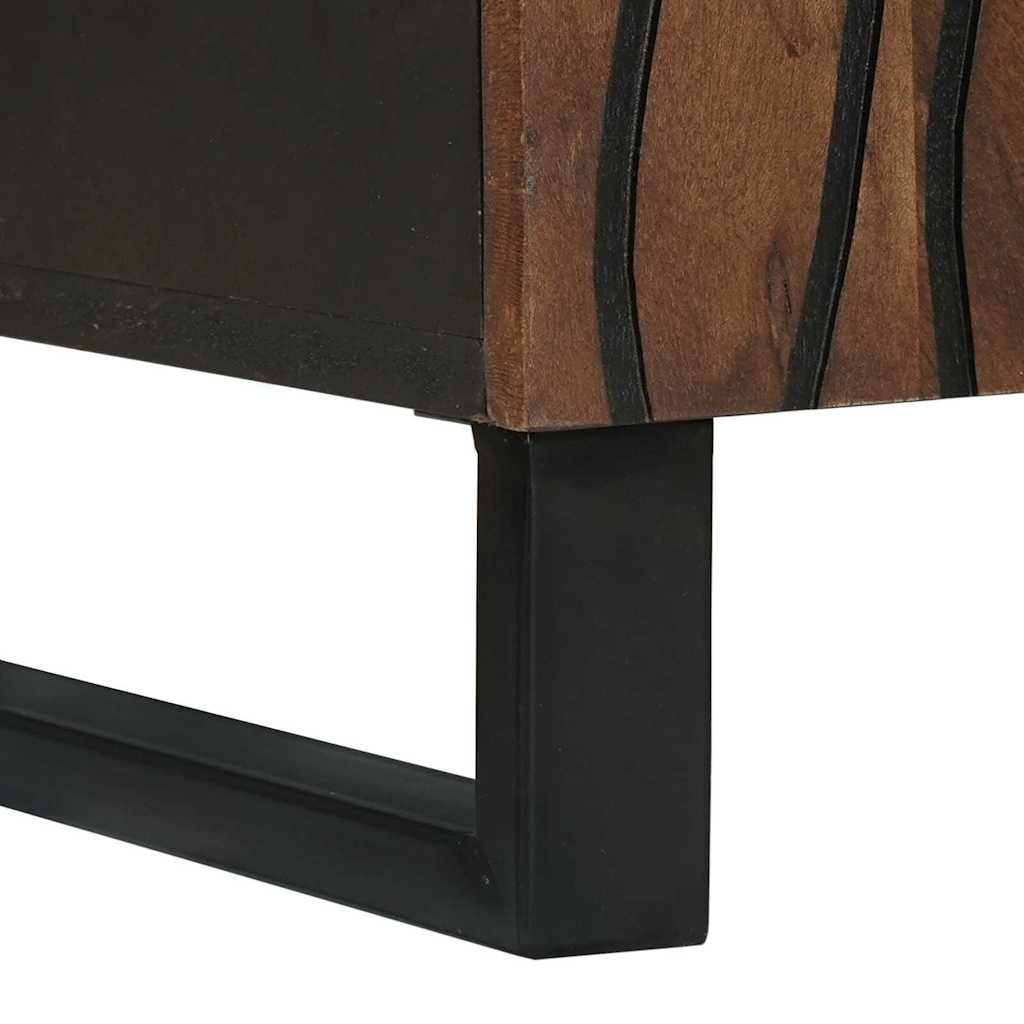 vidaXL Medienlagerungsschränke & Regale Braun 60 x 33.5 x 75 cm