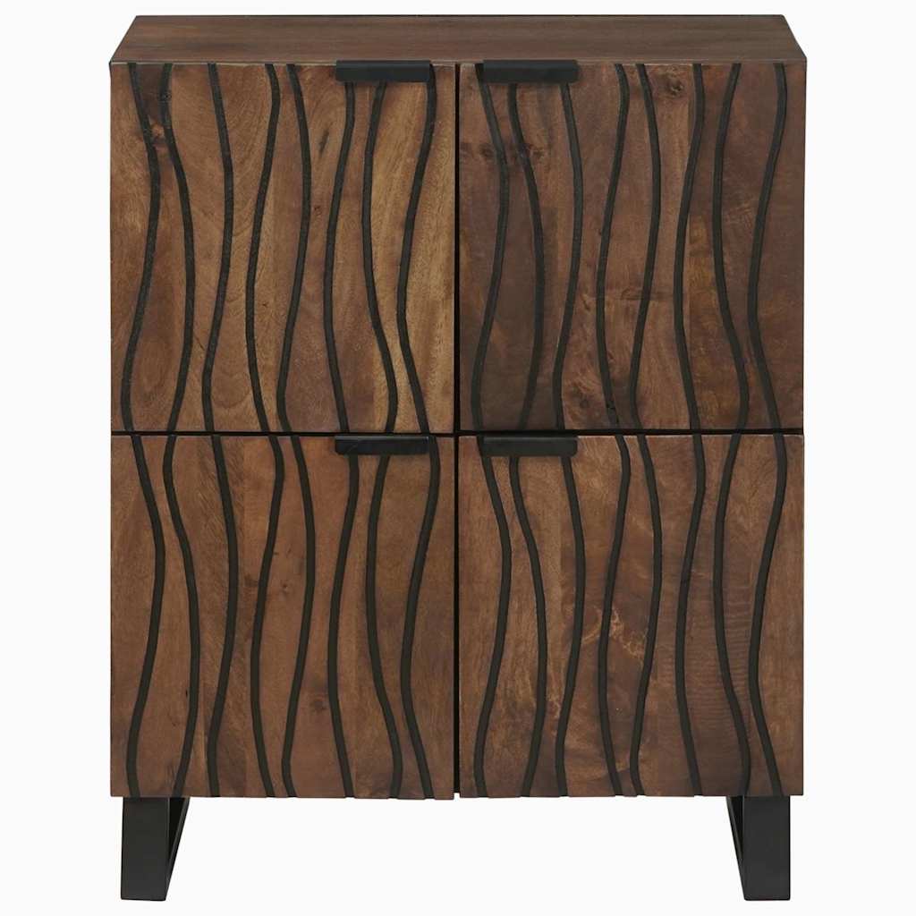 vidaXL Medienlagerungsschränke & Regale Braun 60 x 33.5 x 75 cm
