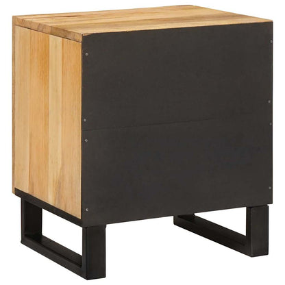vidaXL Nachttisch 2 pcs Natur 40 x 33 x 46 cm