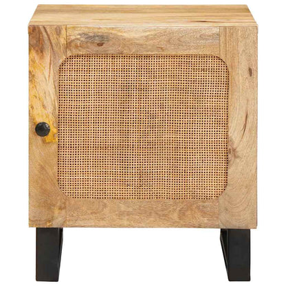vidaXL Nachttisch 2 pcs Natur 40 x 33 x 46 cm