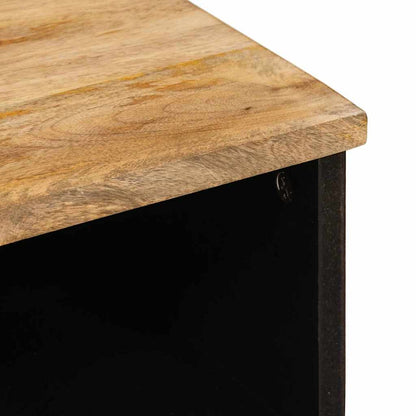 vidaXL TV-Schränk mit Regal Braun 70 x 33 x 46 cm Massivholz Mango
