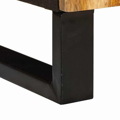 vidaXL TV-Schränk mit Regal Braun 70 x 33 x 46 cm Massivholz Mango