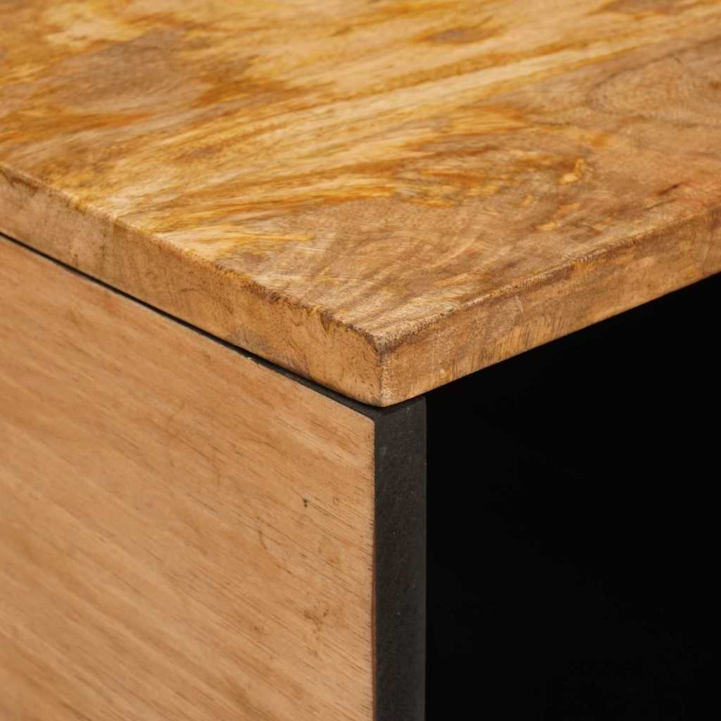 vidaXL Couchtisch Natur 80 x 50 x 40 cm Massivholz Mango