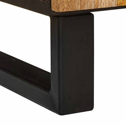 Nachttisch Natur 50 x 33 x 62 cm Massivholz Mango