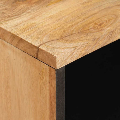 vidaXL Nachttisch Natur 50 x 33 x 62 cm Massivholz Mango
