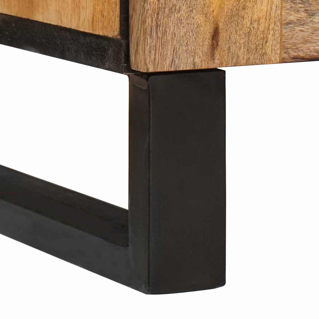 vidaXL Nachttisch Natur 50 x 33 x 60 cm Massivholz Mango
