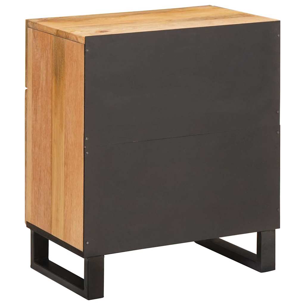 vidaXL Nachttisch Natur 50 x 33 x 60 cm Massivholz Mango