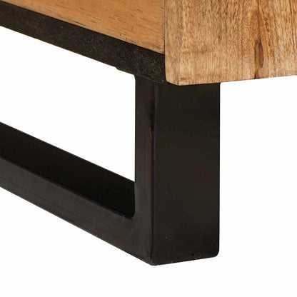 vidaXL Couchtisch Artisan-Eiche 100 x 54 x 40 cm Massivholz Mango