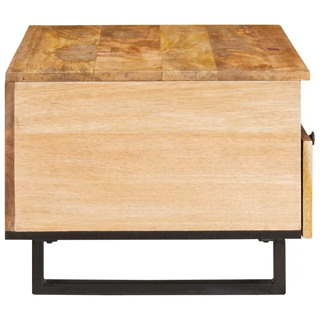 vidaXL Couchtisch Artisan-Eiche 80 x 54 x 40 cm Massivholz Mango