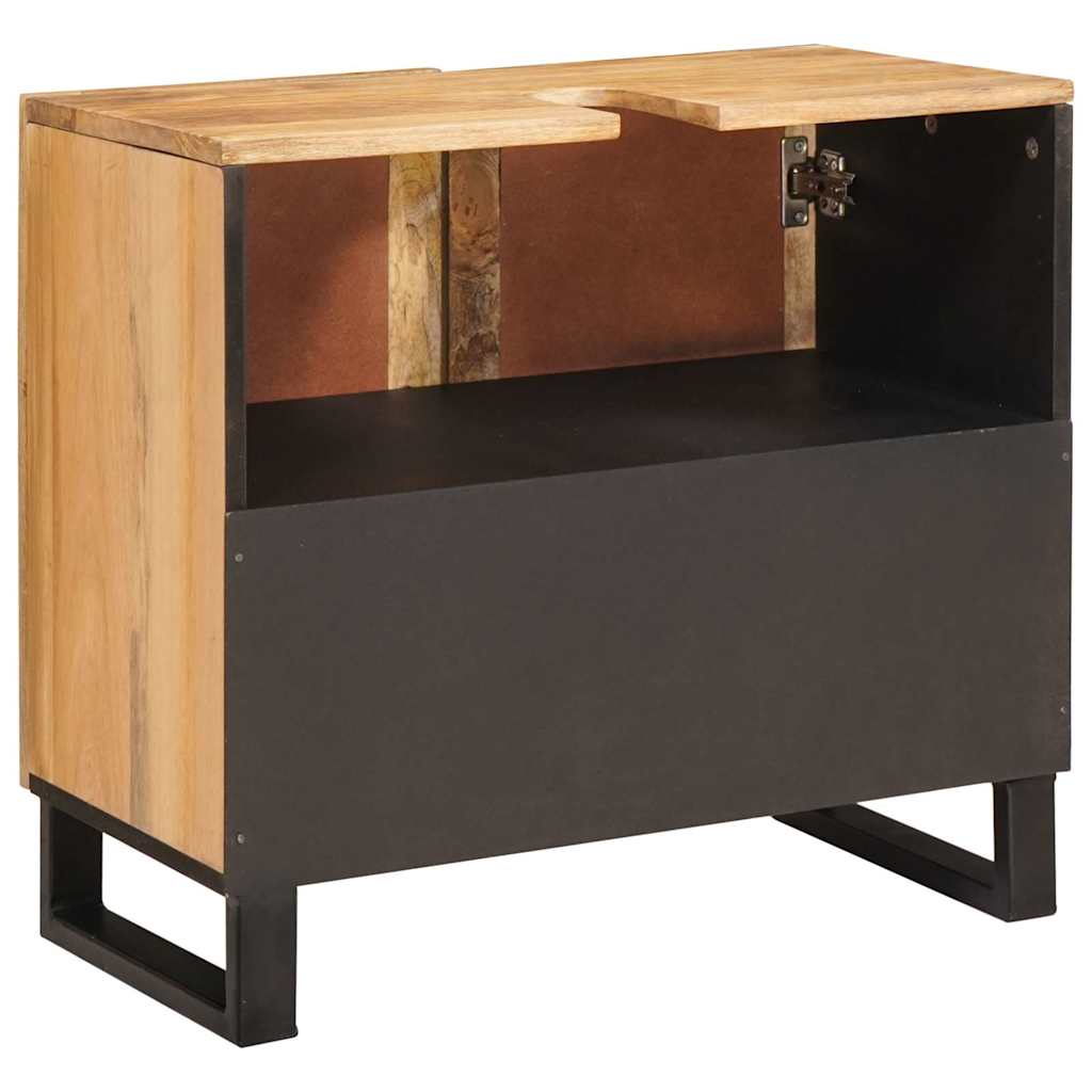 Waschbeckenschrank Braun 62 x 33 x 58 cm Massivholz Mango