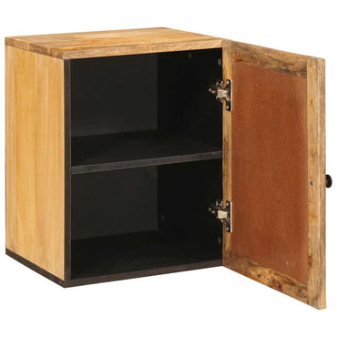 vidaXL Badezimmer Hängeschrank Braun 38 x 33 x 48 cm Massivholz Mango