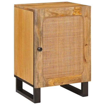 vidaXL Badezimmerschrank Braun 38 x 33 x 58 cm Massivholz Mango