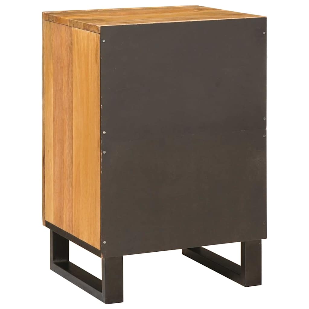 vidaXL Badezimmerschrank Braun 38 x 33 x 58 cm Massivholz Mango