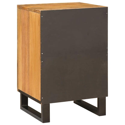 vidaXL Badezimmerschrank Braun 38 x 33 x 58 cm Massivholz Mango