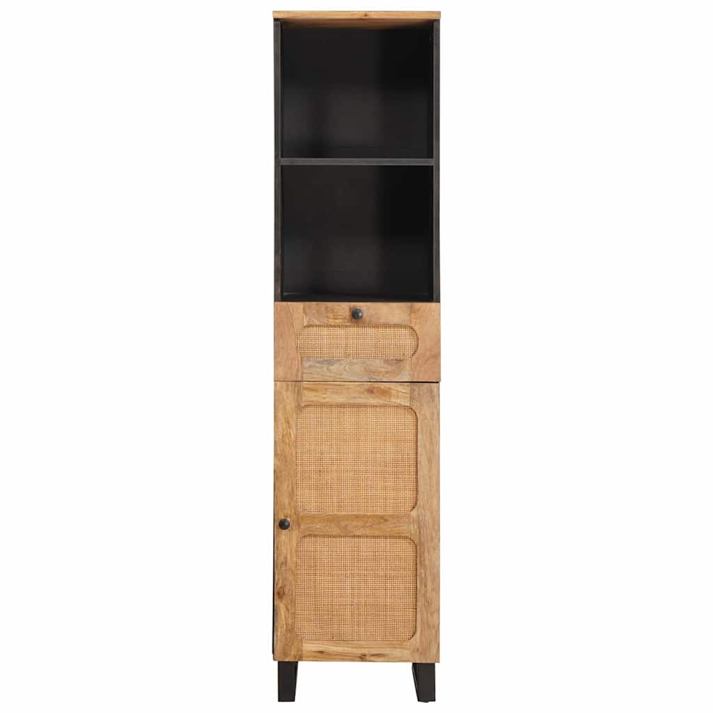 Badezimmerschrank Braun 38 x 33 x 160 cm Massivholz Mango