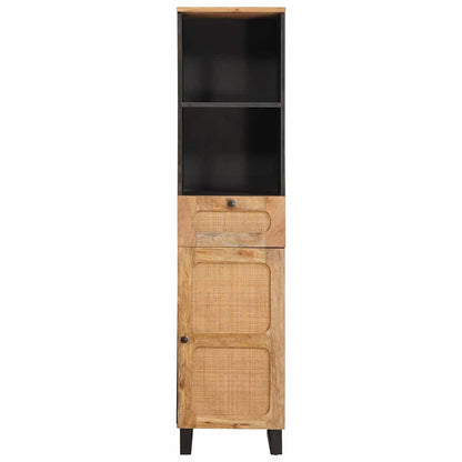 Badezimmerschrank Braun 38 x 33 x 160 cm Massivholz Mango