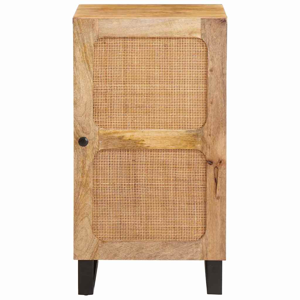 Sideboard mit Speicher Braun 40 x 33 x 75 cm Massivholz Mango