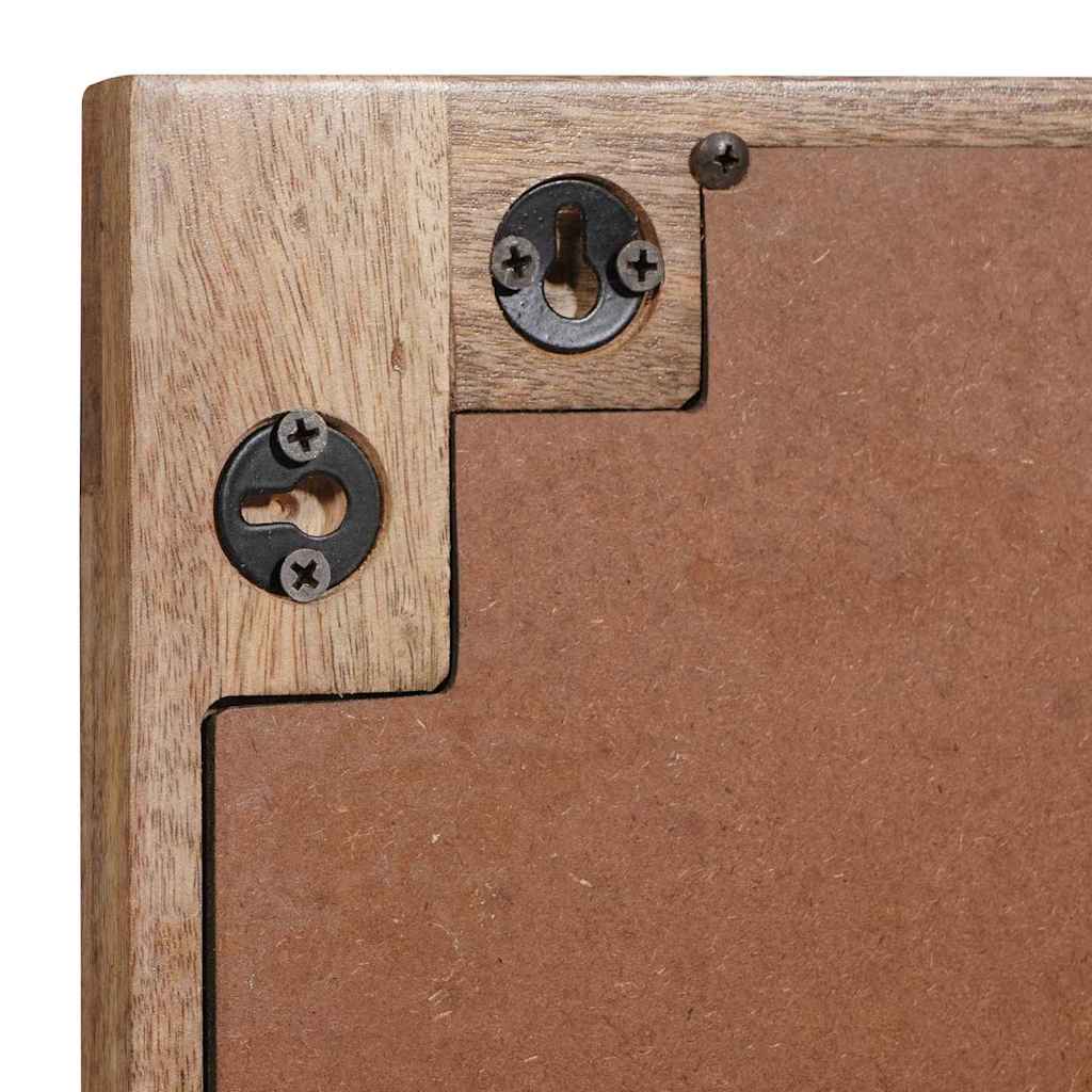 Badezimmer Spiegel Braun 50 x 2,5 x 70 cm Massivholz Mango