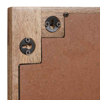 Badezimmer Spiegel Braun 50 x 2,5 x 70 cm Massivholz Mango