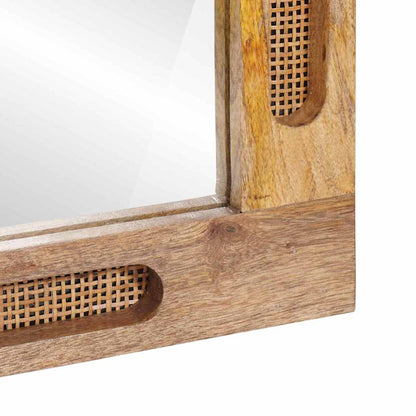 Badezimmer Spiegel Braun 50 x 2,5 x 70 cm Massivholz Mango