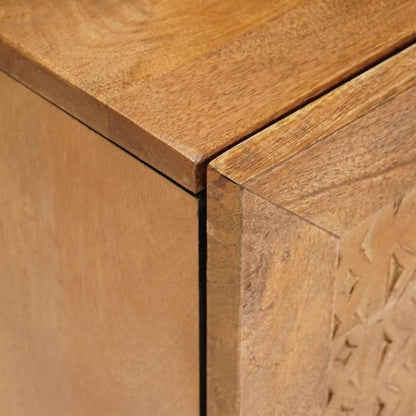 vidaXL Nachttisch Hellbraun 40 x 33 x 46 cm Massivholz Akazie