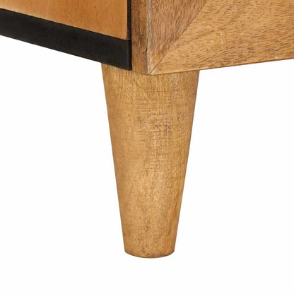 vidaXL Nachttisch Hellbraun 40 x 33 x 46 cm Massivholz Akazie